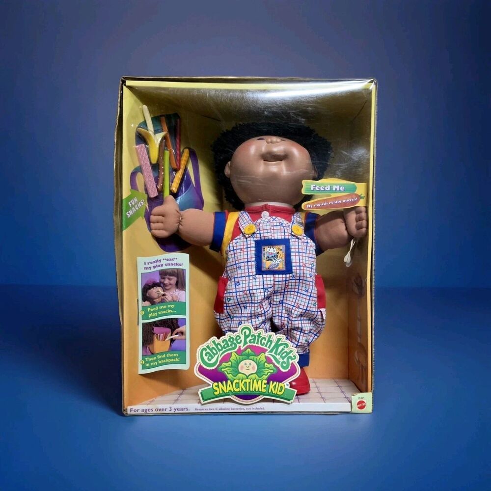 CPK Cabbage Patch Kids DOLL Recalled Dolls SNACKTIME In Box Black? Multiracial?